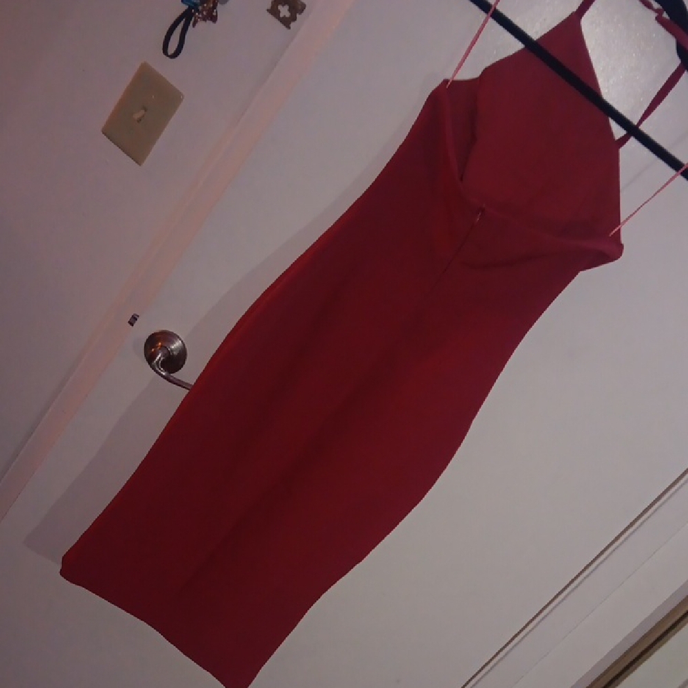 KEEPSAKE the Label One Shoulder Red Dress - Picture 3 of 3